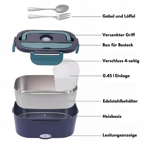 Eco Heat Dual Lunch Box